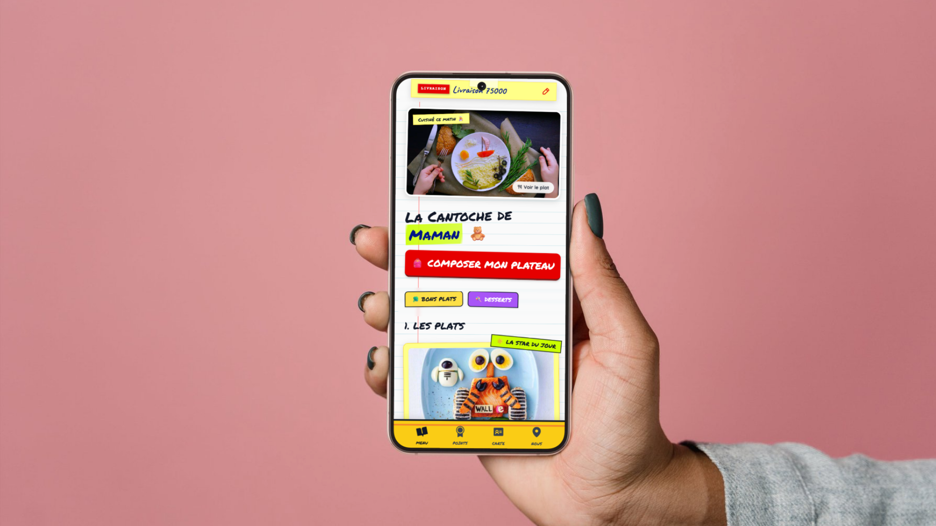 Aperçu de Maquette restaurant La cantoche de Maman
